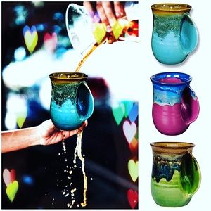 Clay in Motion Hand Warmer Mugs Multiple Colors!!